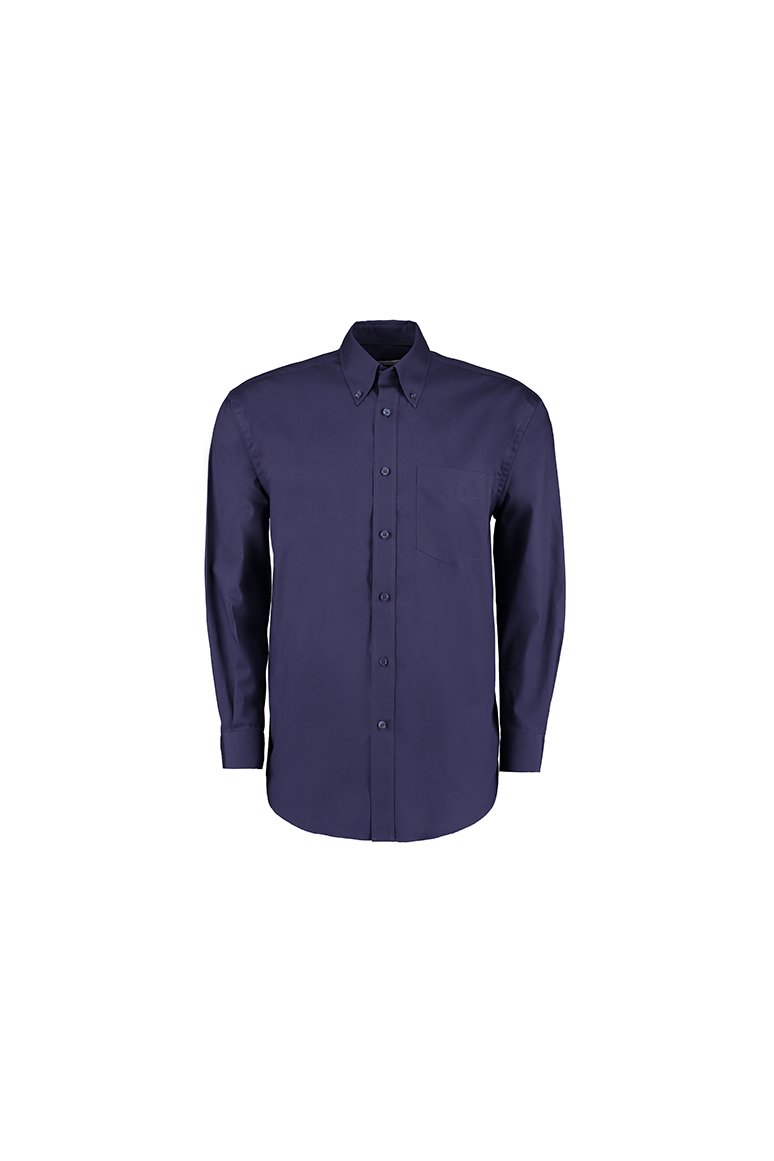 Kustom Kit Classic Fit Premium Oxford Shirt Long Sleeve Herren